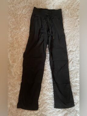 Lululemon Black Dance Studio Pants, Size 2, EUC